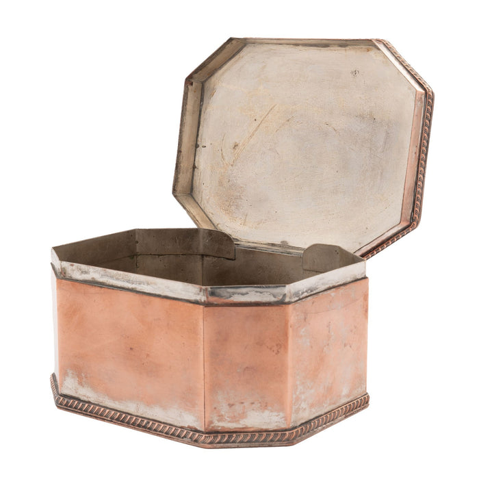 English Sheffield hinged lid box (1800's)