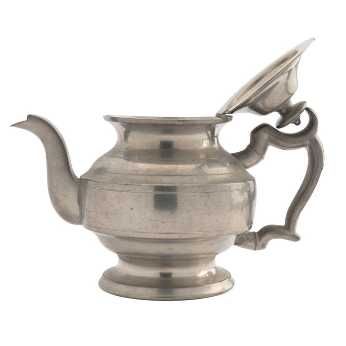 Woodbury Pewter Academic Revival pewter Holloware teapot (1952)