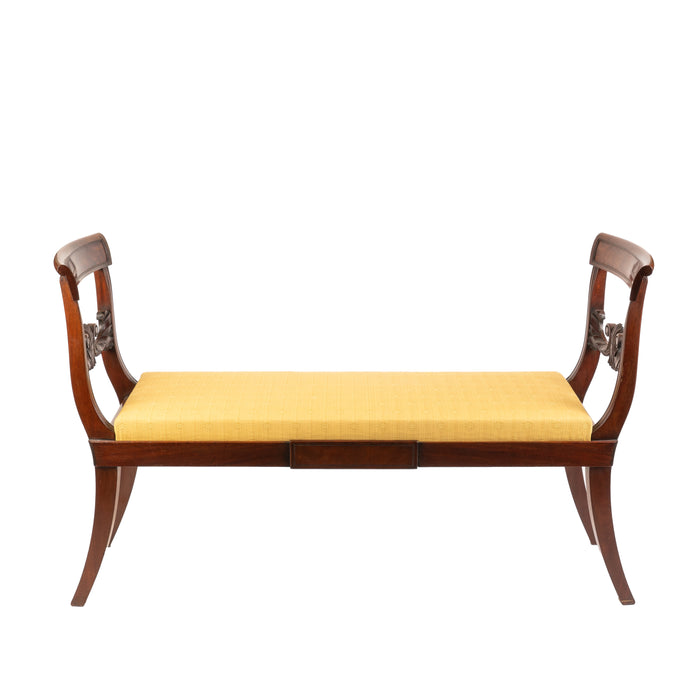 American Neoclassic chair back window seat (1815)