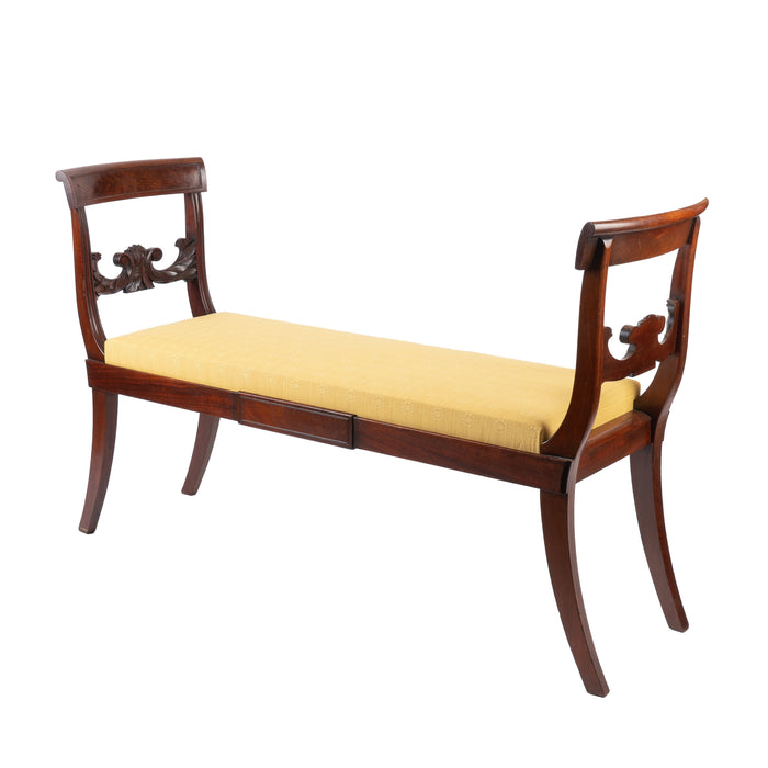 American Neoclassic chair back window seat (1815)